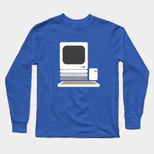 Simplistic Macintosh 128K Long Sleeve T-Shirt